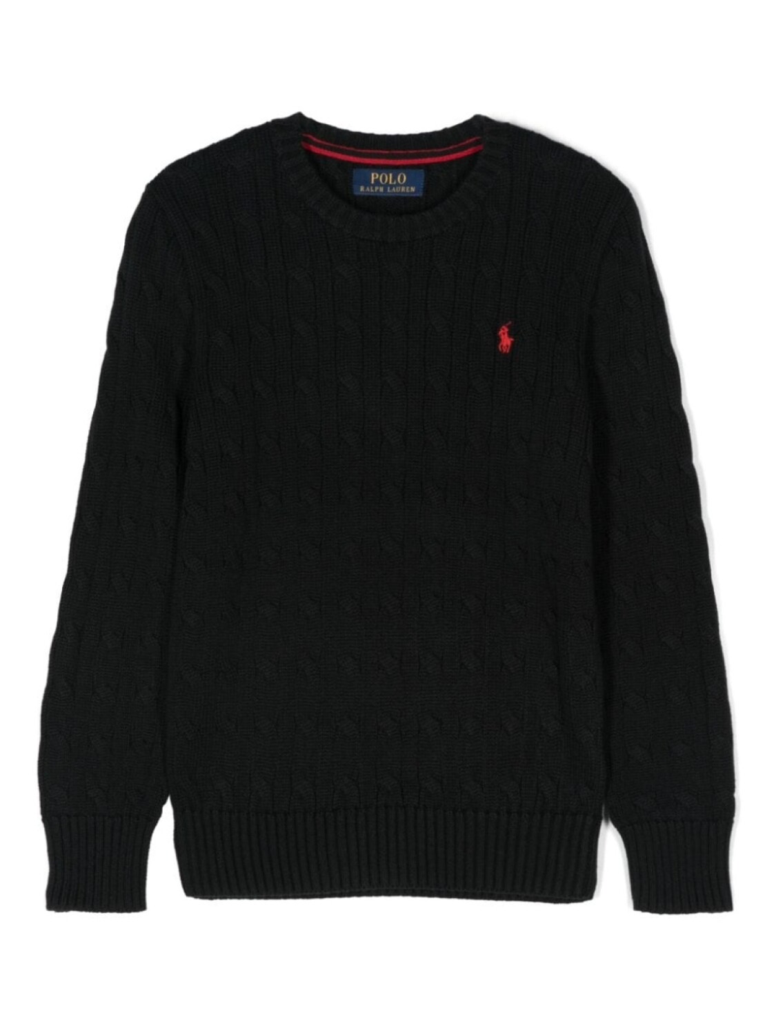 

Ralph Lauren Kids свитер с вышивкой Polo Pony, черный