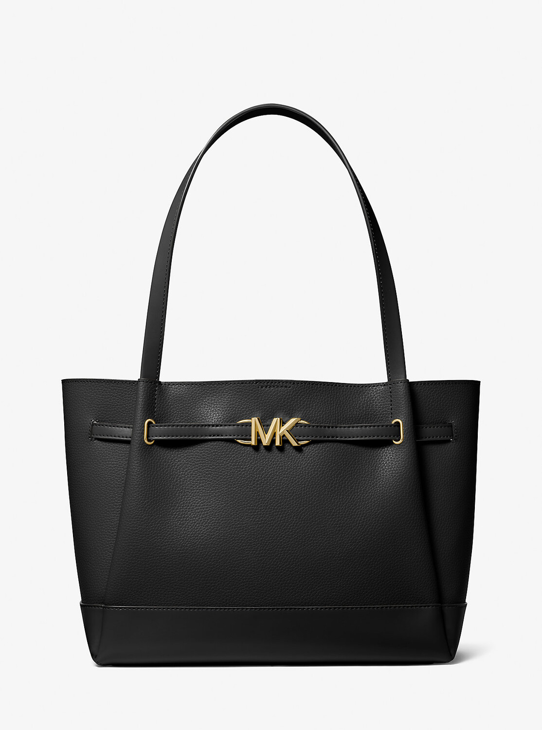 

Большая сумка Reed из шагреневой кожи Michael Kors, черный