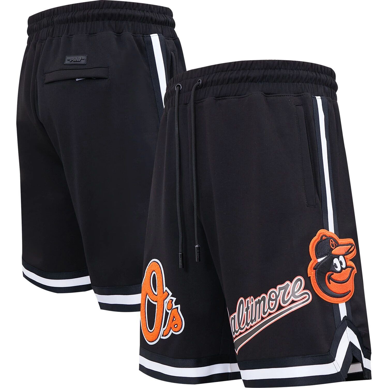 

Мужские шорты профессионального стандарта черного цвета Baltimore Orioles Team