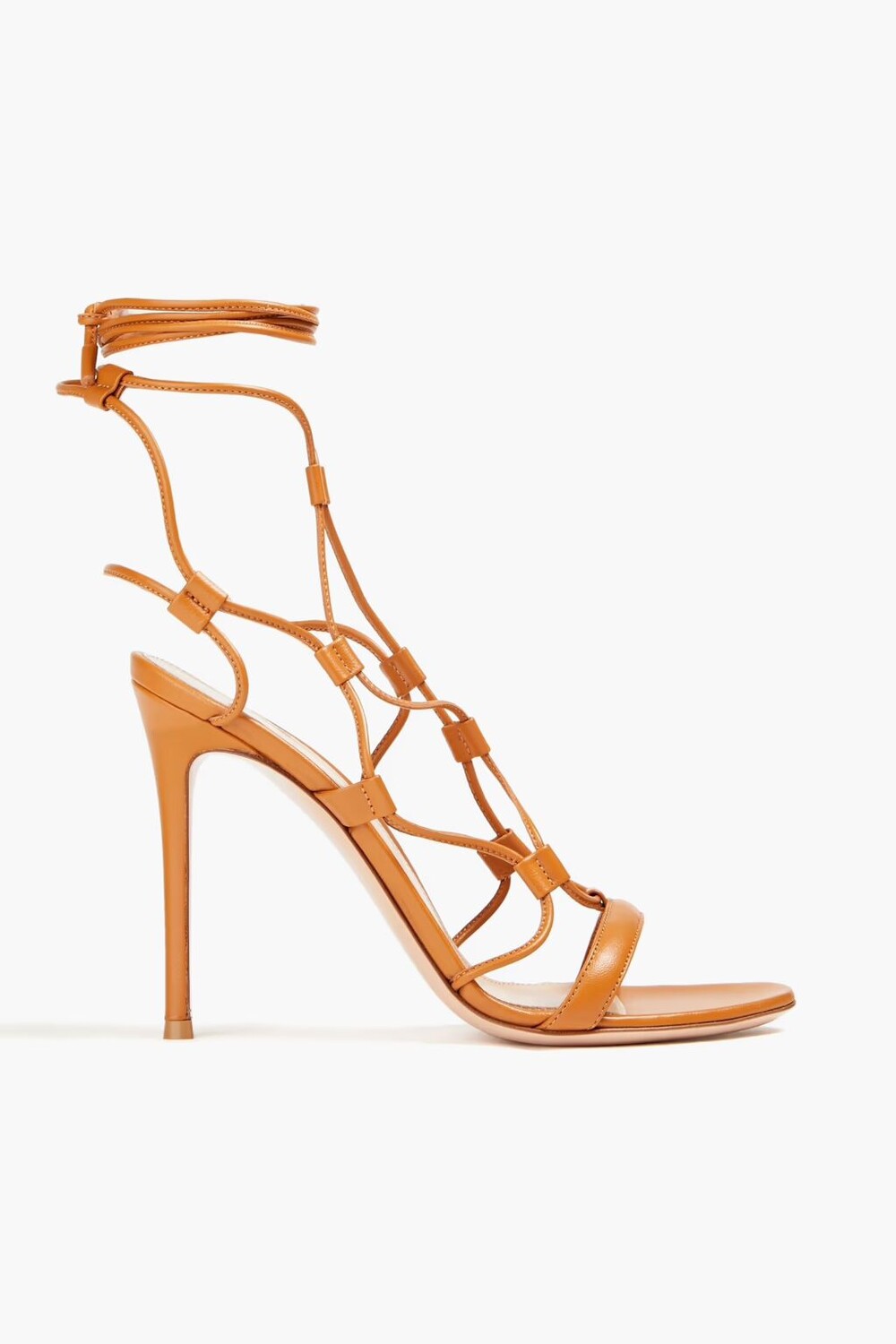 

Кожаные сандалии Giza Gianvito Rossi, коричневый