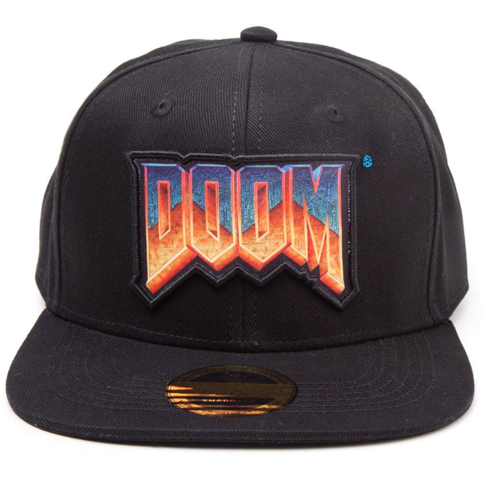 Бейсболка Snapback с нашивкой-логотипом, черная (SB601706DOO) DOOM, мультиколор doom slayers collection doom doom 2 doom 3 doom 2016 русская версия xbox one