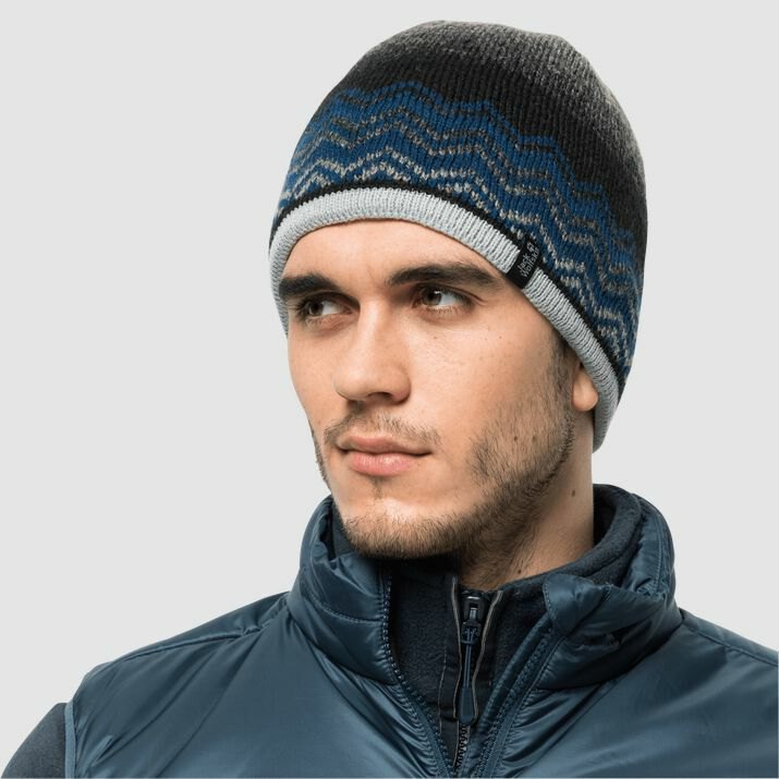 

Шапка Jack Wolfskin Nordic Shadow, синий