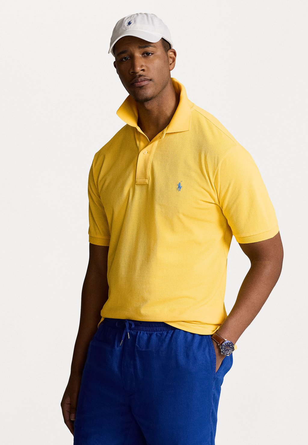 Рубашка поло Polo Ralph Lauren Big & Tall, желтый