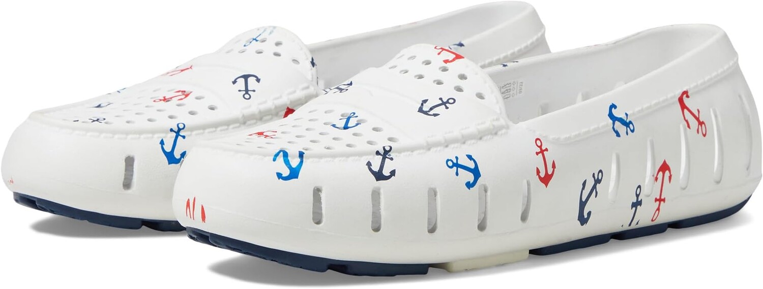 

Лоферы Posh Driver Floafers, цвет White Anchor Multi