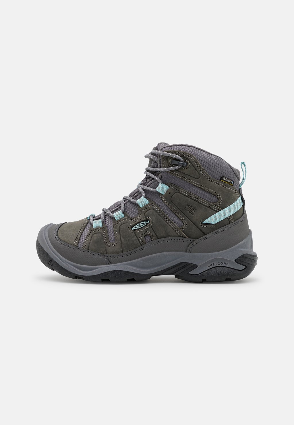 

Кроссовки CIRCADIA MID WP Keen, цвет steel grey/cloud blue