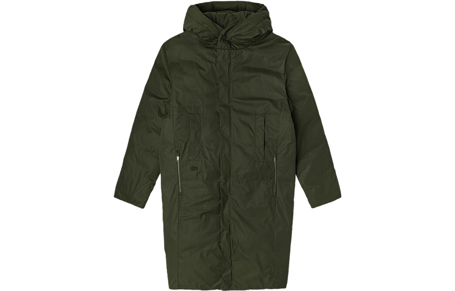 

LACOSTE Мужской пуховик, цвет Army Green