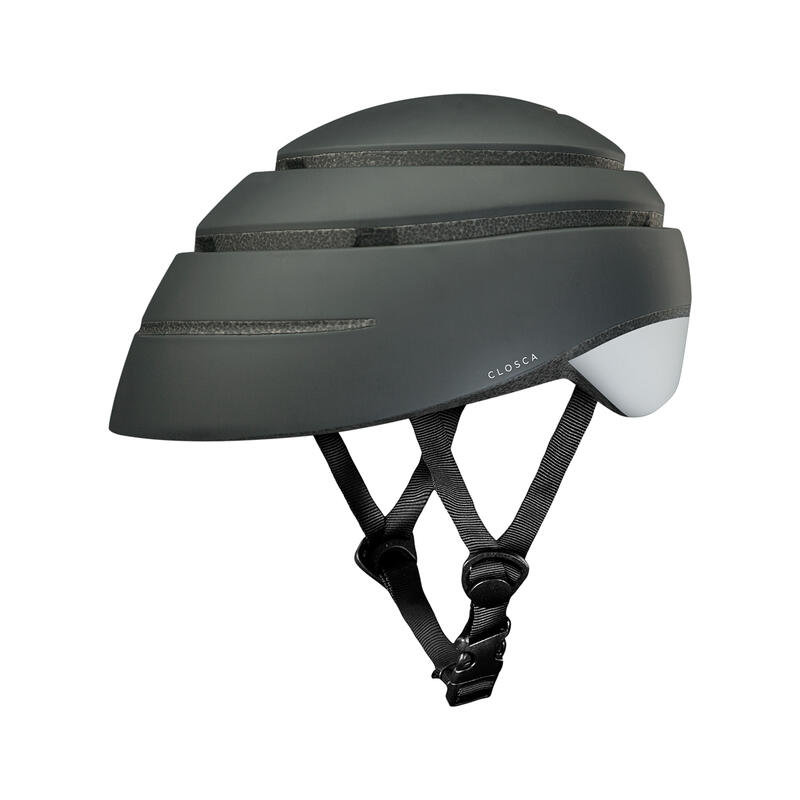 Складной городской велосипедный/степовой шлем (Helmet LOOP, ГРАФИТ/БЕЛЫЙ) CLOSCA, цвет schwarz