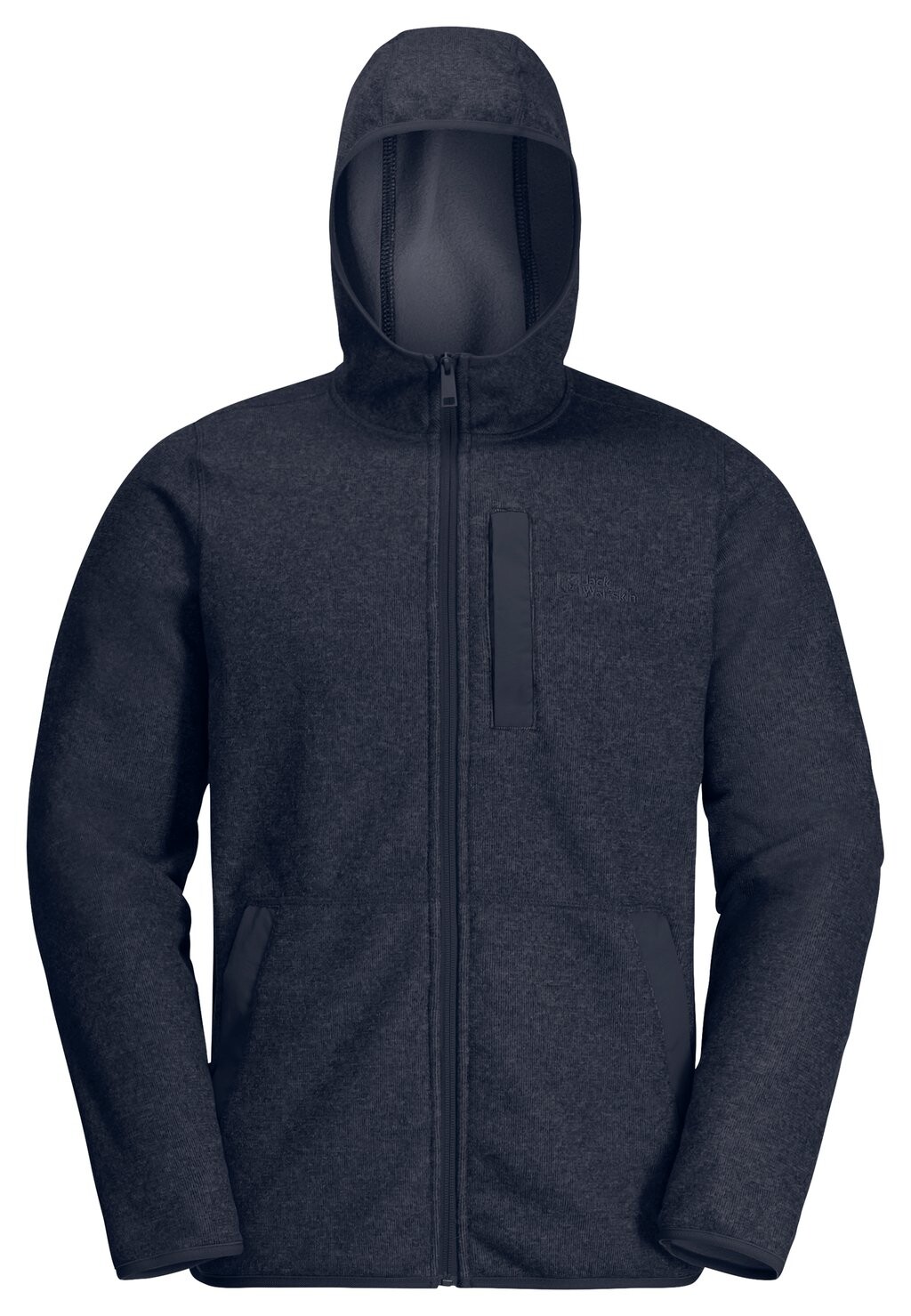 

Флисовая куртка TANNENSPUR HOODED Jack Wolfskin, темно-синий деним