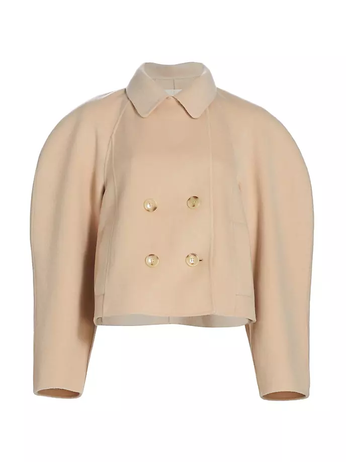 

Укороченная куртка Coralie из смесовой шерсти Ulla Johnson, цвет bone