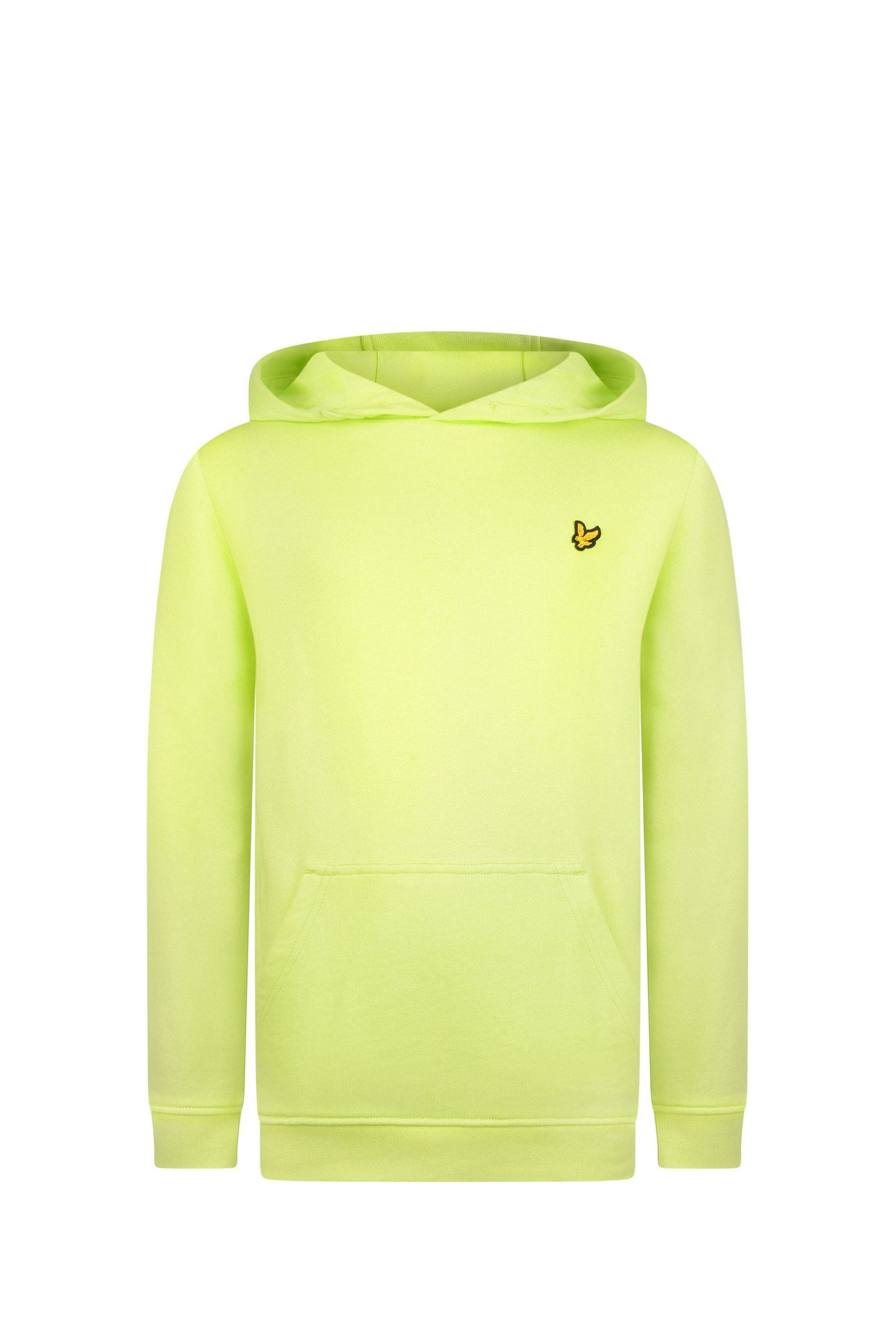 

Зеленое классическое худи Lyle & Scott, зеленый