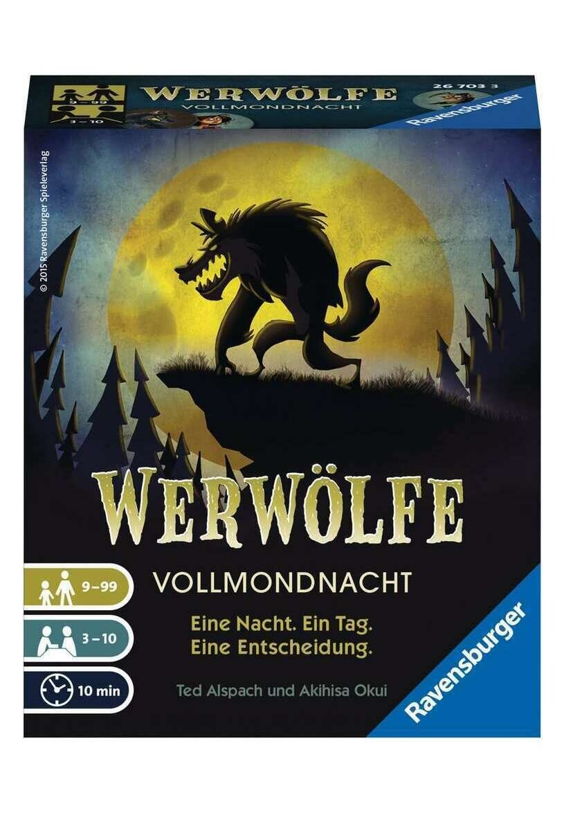 

Настольная игра WERWÖLFE VOLLMONDNACHT Ravensburger, цвет mehrfarbig