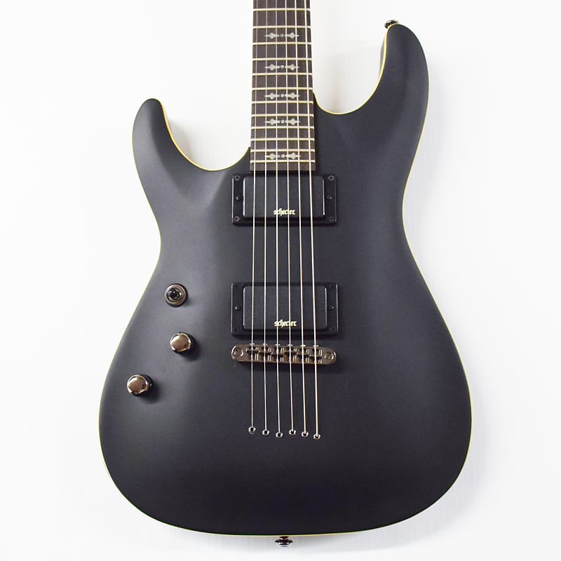 цена Электрогитара Schecter Guitar Research Demon-6 Left-Handed Electric Guitar - Satin Aged Black