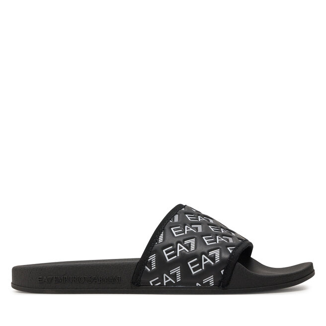 

Шлепанцы EA7 Emporio Armani XCP010 XK340 N078 Full Black/White, черный