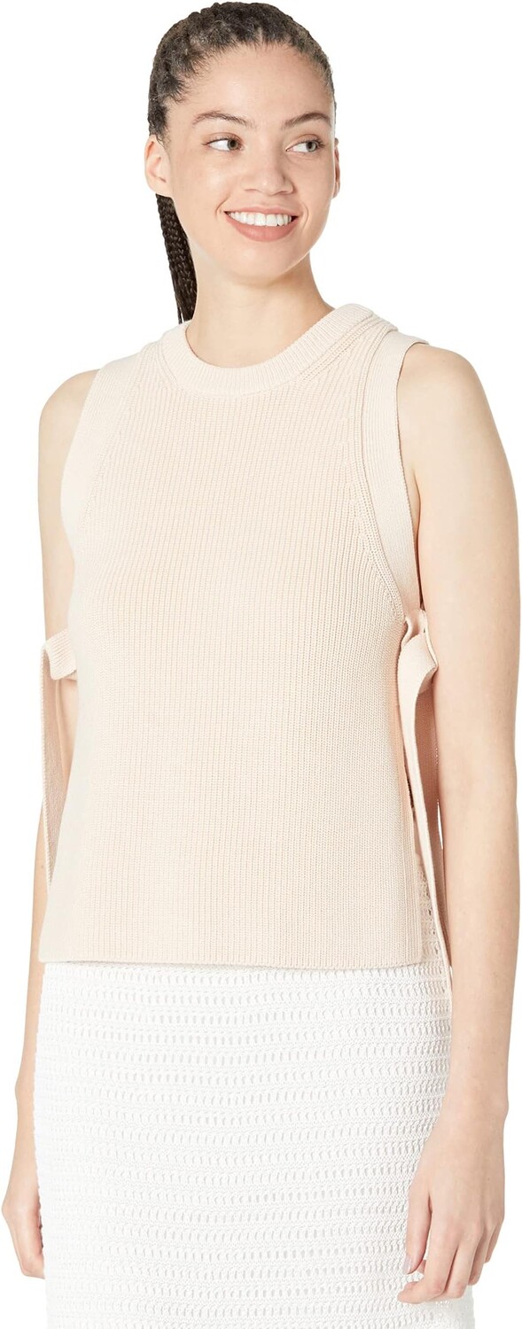 

Утепленный жилет Rebecca Taylor Tie Side Vest, цвет Blush