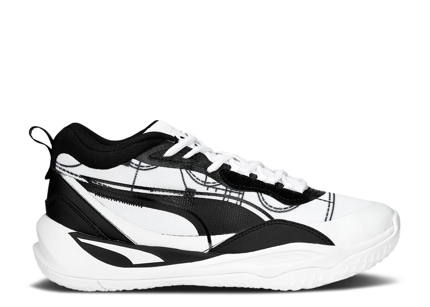 

Кроссовки Puma Playmaker Pro 'Courtside - White Black', белый, Белый;черный