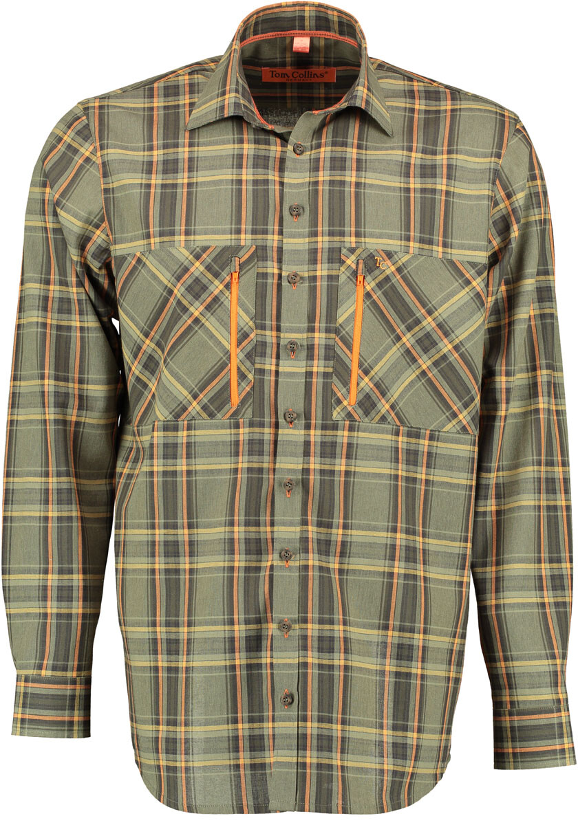 

Рубашка Tom Collins Eqiro, цвет khaki/schlamm