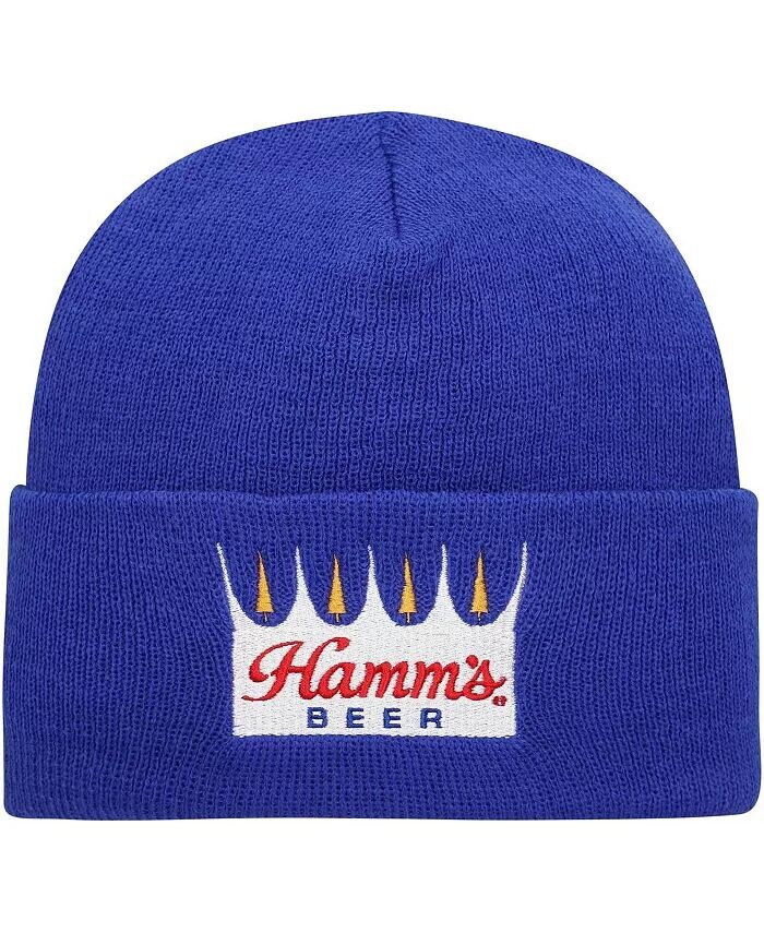 

Мужская вязаная шапка Royal Hamms с манжетами American Needle, синий