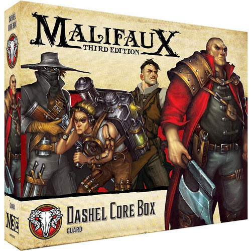 

Миниатюра Wyrd Malifaux 3E: Guild - Dashel Core Box