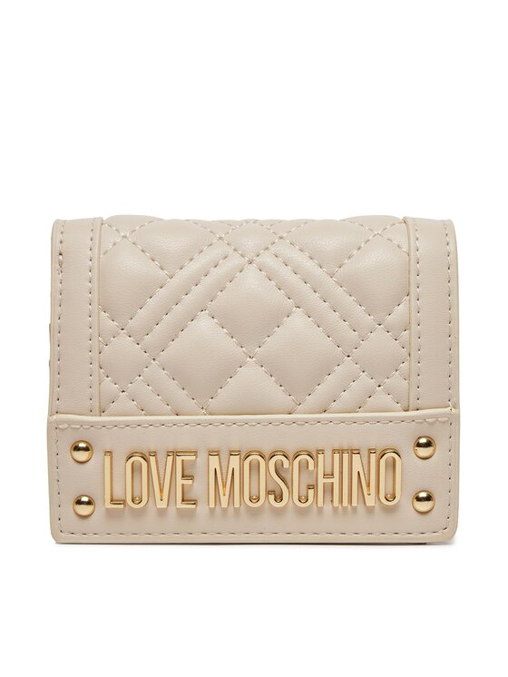 

Большой женский кошелек Love Moschino, бежевый