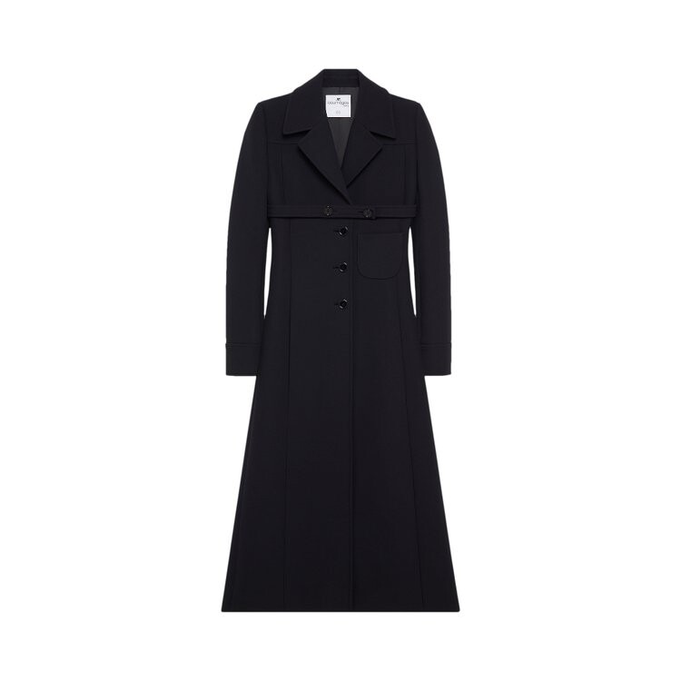 

Пальто Courrèges Belt Heritage Crepe Tailored 'Black', черный