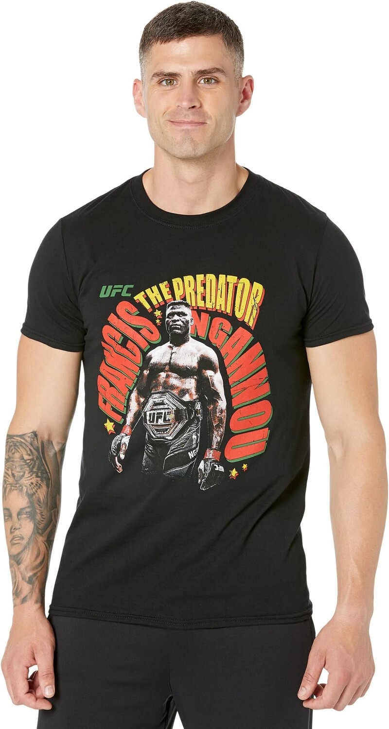 

Винтажная футболка Francisco Ngannou Big Time UFC, черный