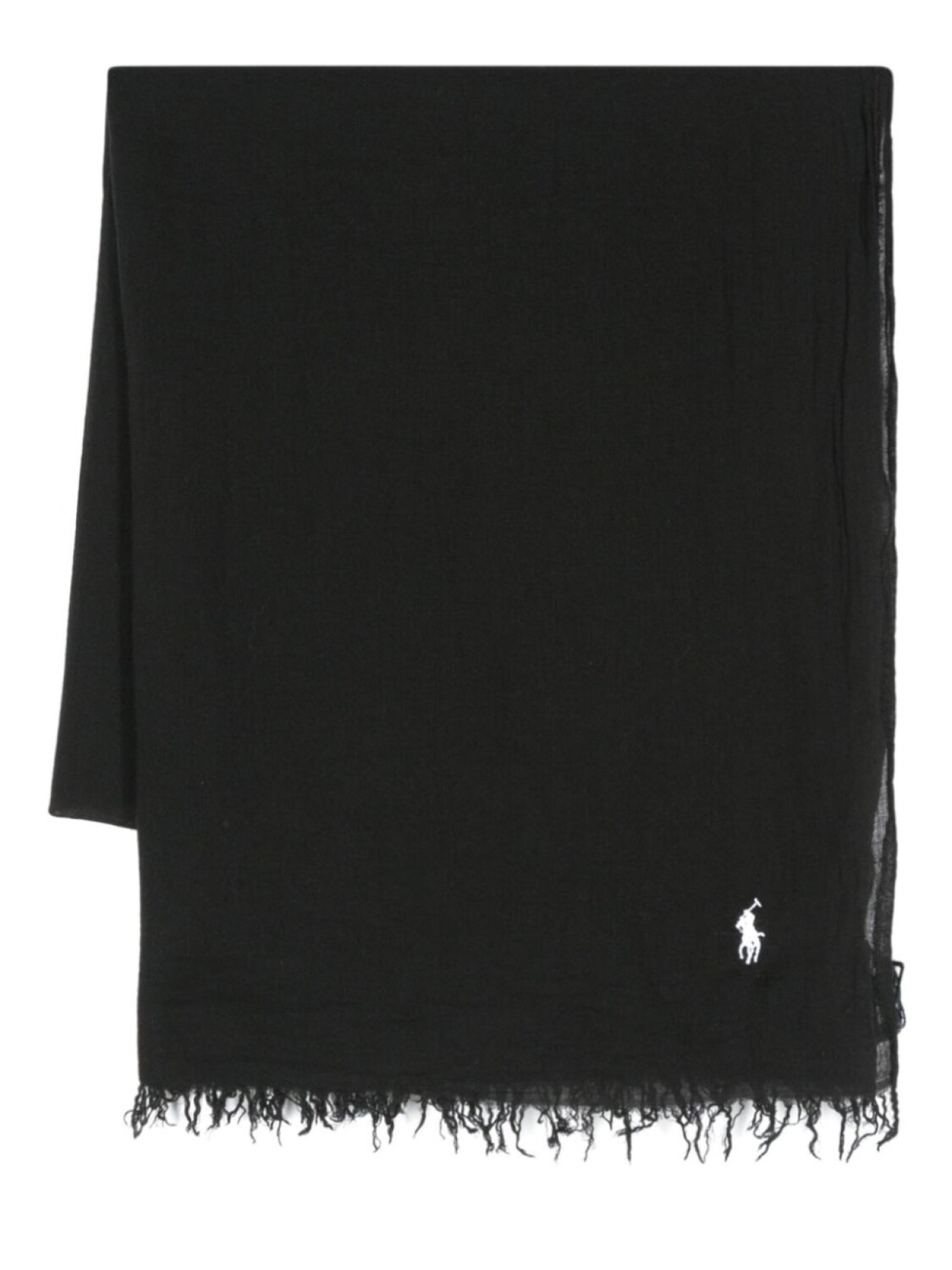 

Polo Ralph Lauren шарф с бахромой, черный