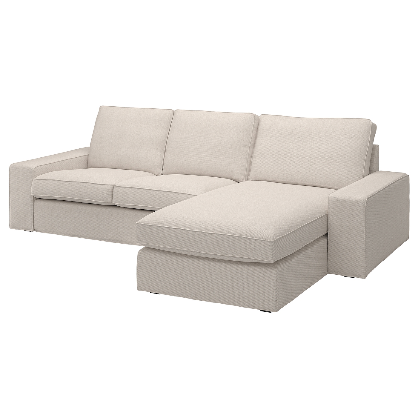 КИВИК 3-местный диван + диван, Тресунд светло-бежевый KIVIK IKEA