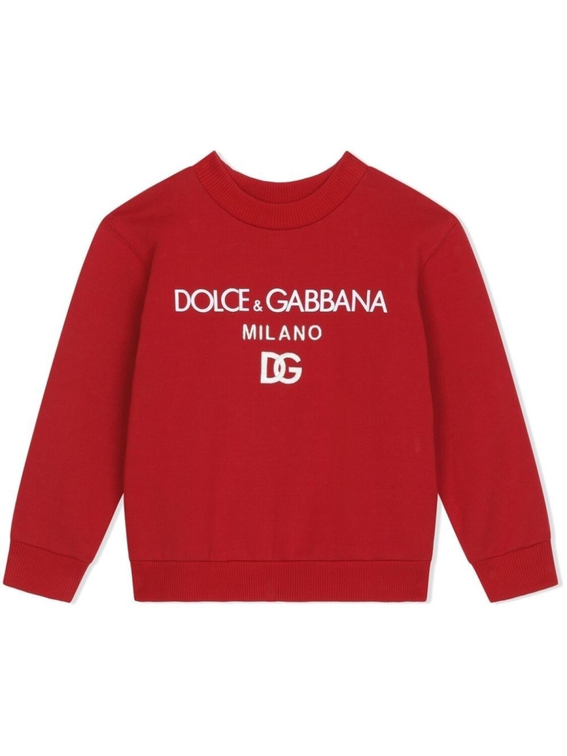 

Dolce & Gabbana толстовка DG Milano с вышивкой, красный