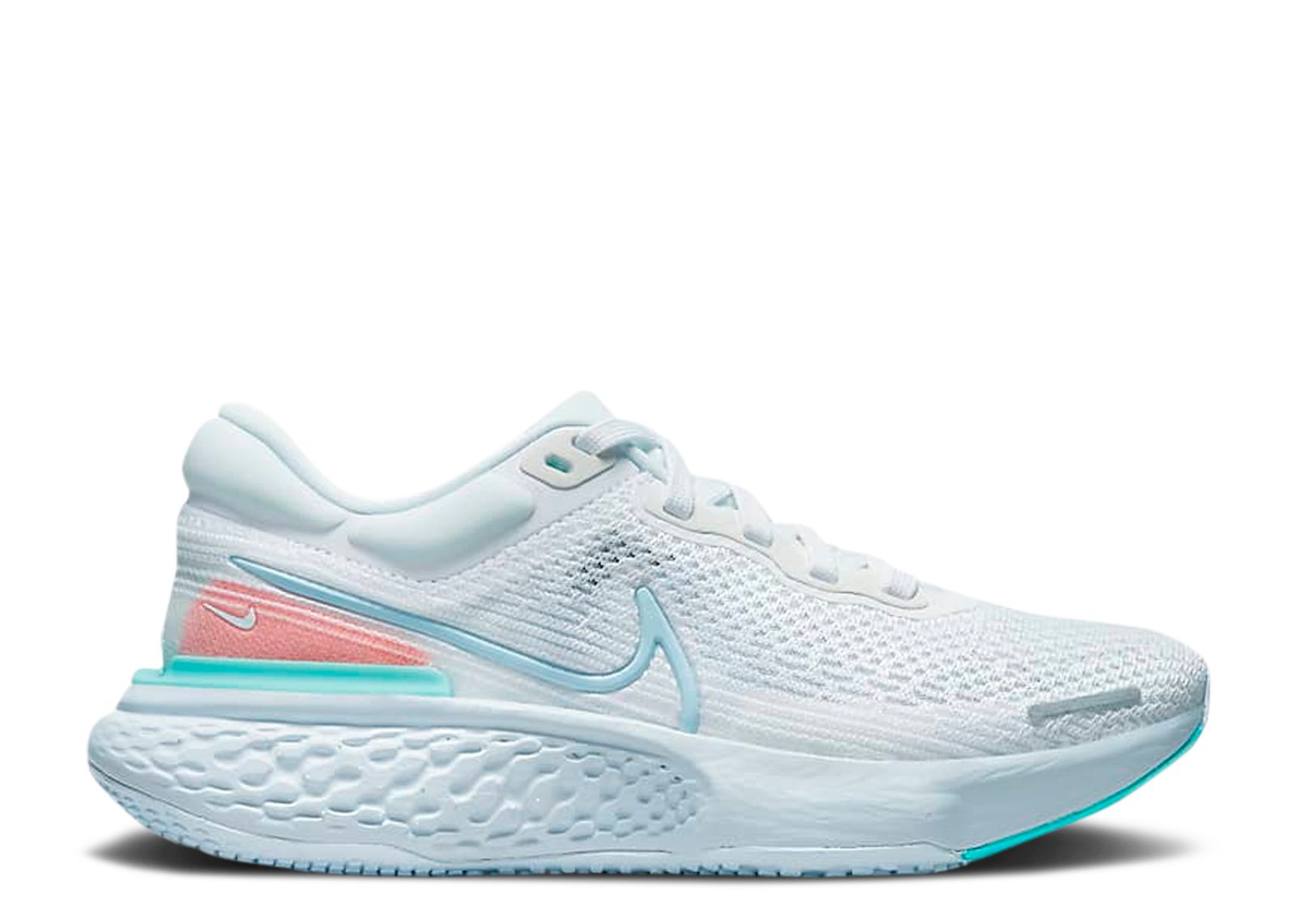 Кроссовки Nike Wmns Zoomx Invincible Run Flyknit 'White Dynamic Turquoise', белый