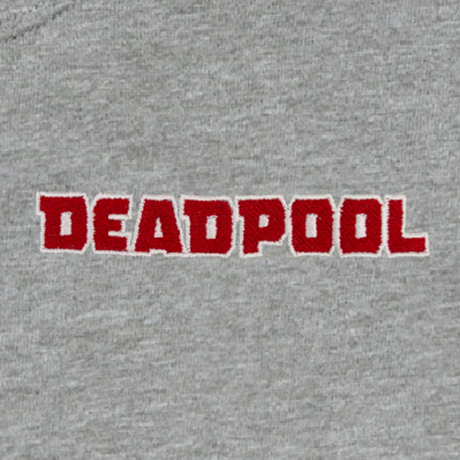 Мужская флисовая толстовка с вышитым логотипом Marvel Deadpool Licensed Character