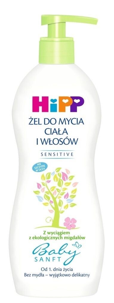 

Hipp гель для мытья тела и волос, 400 ml