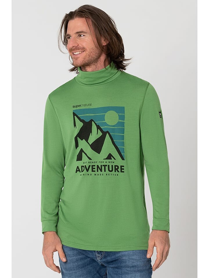 

Лонгслив supernatural Adventure, зеленый