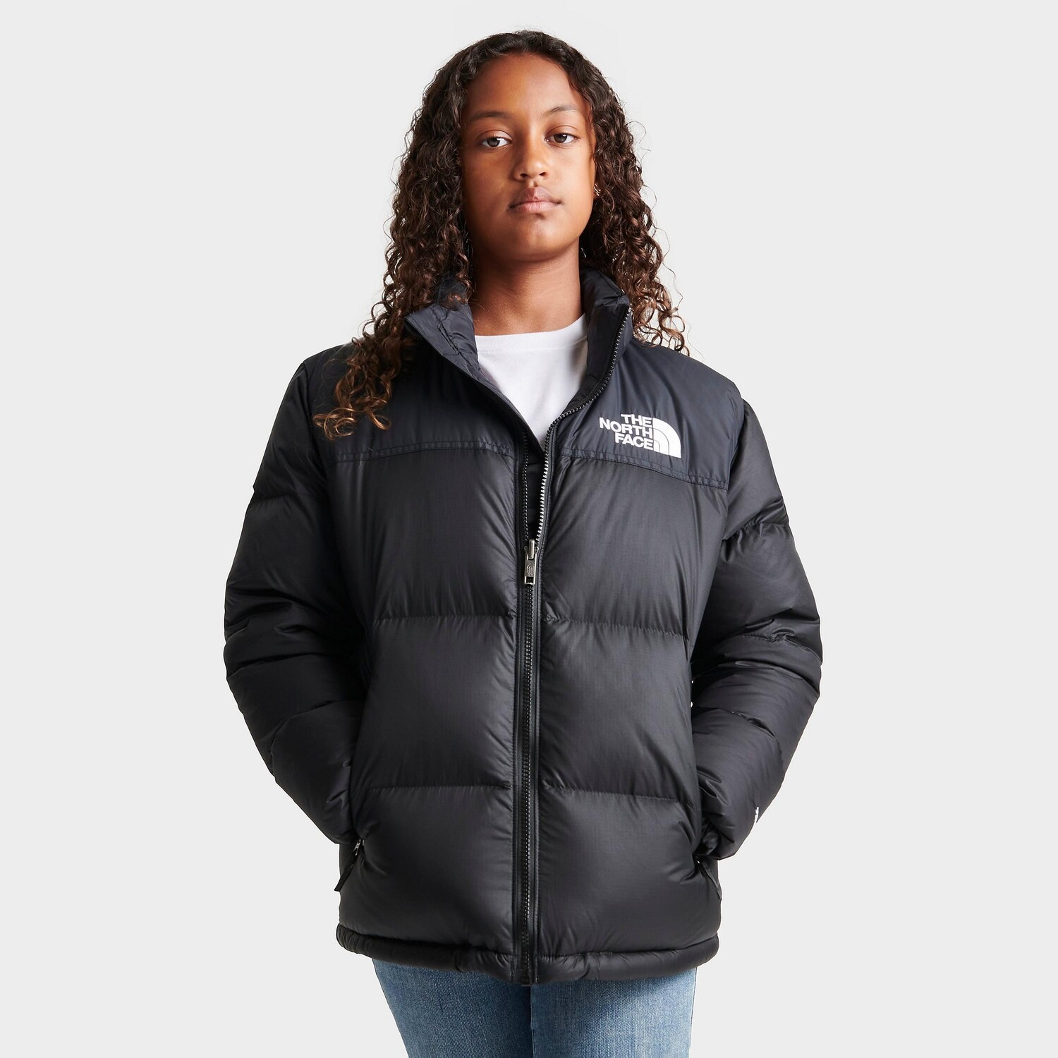 

Детская куртка Nuptse в стиле ретро 1996 года The North Face, черный