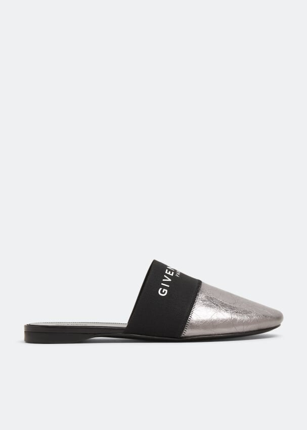 

Мюли Givenchy Bedford Flat, серебряный