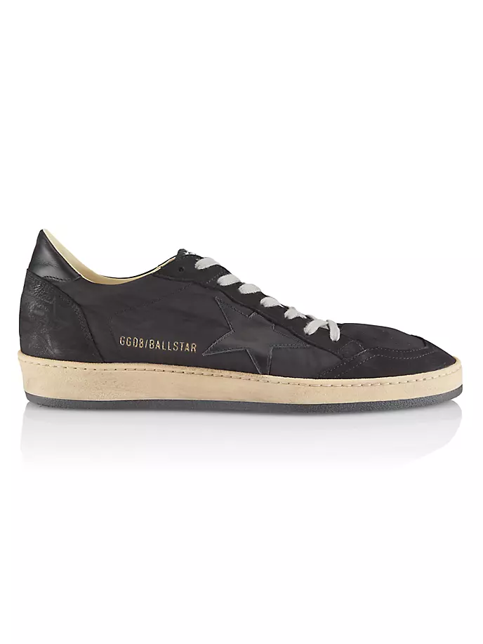 

Кожаные низкие кеды Ballstar Golden Goose, черный