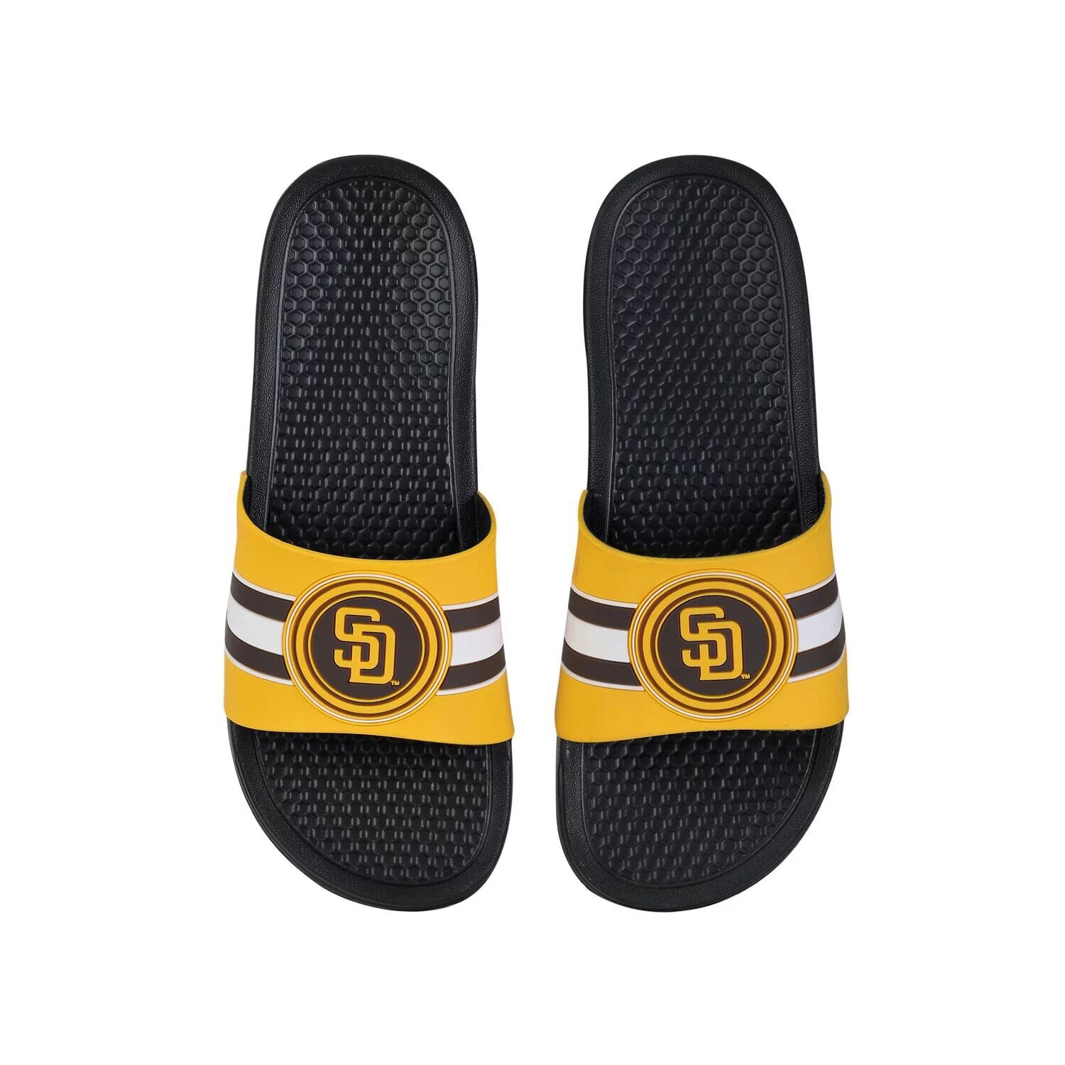 

Сандалии FOCO San Diego Padres с приподнятыми полосками и шлепанцами