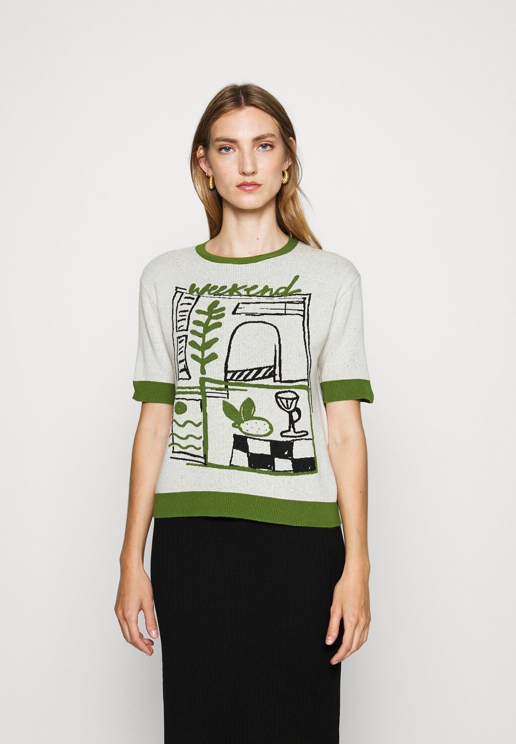 

Джемпер WEEKEND MaxMara, зеленый