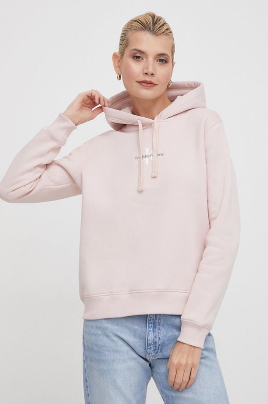 

Толстовка Calvin Klein Jeans, розовый