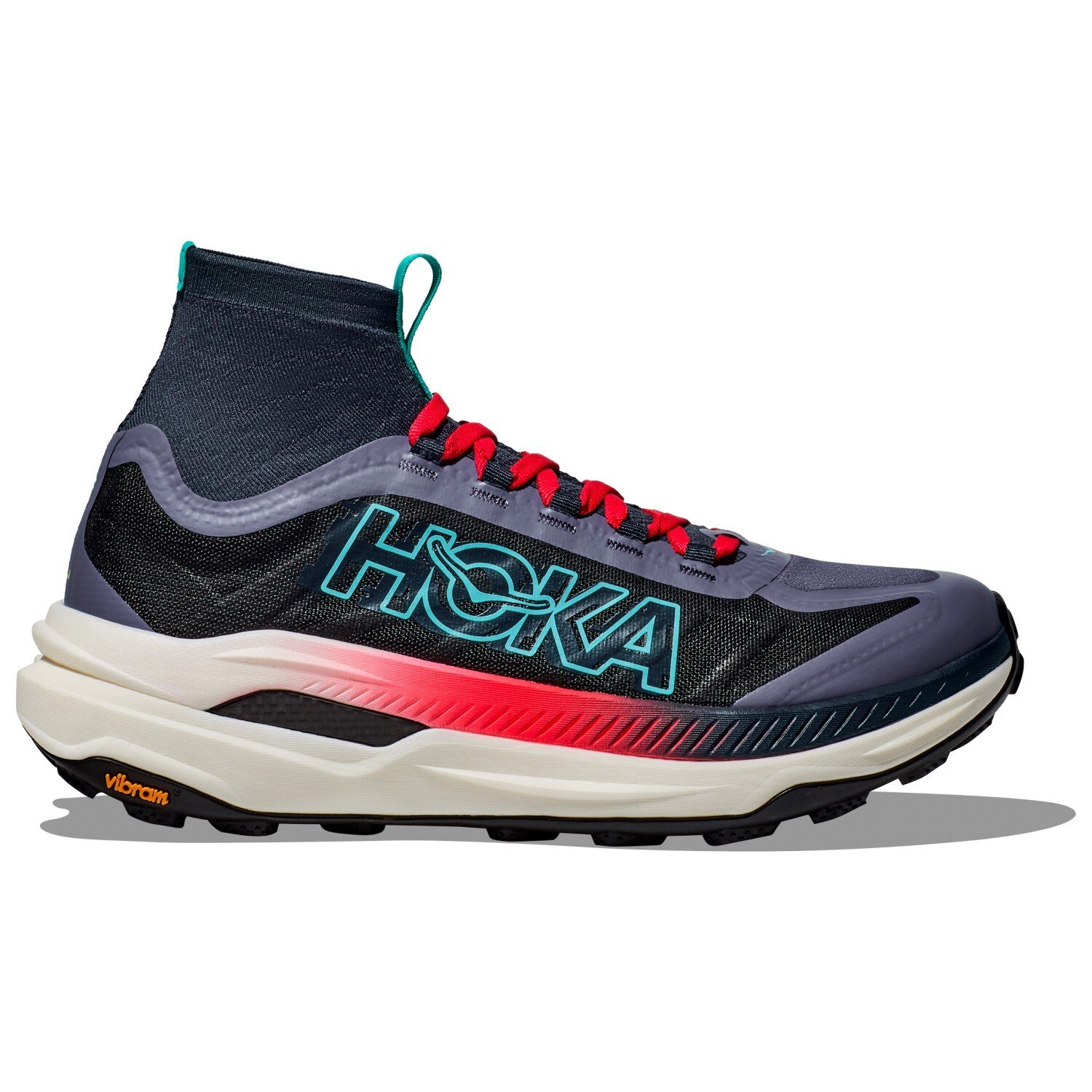 

Кроссовки для бега по пересеченной местности Hoka Tecton X 3, цвет Stormy Skies/Cerise