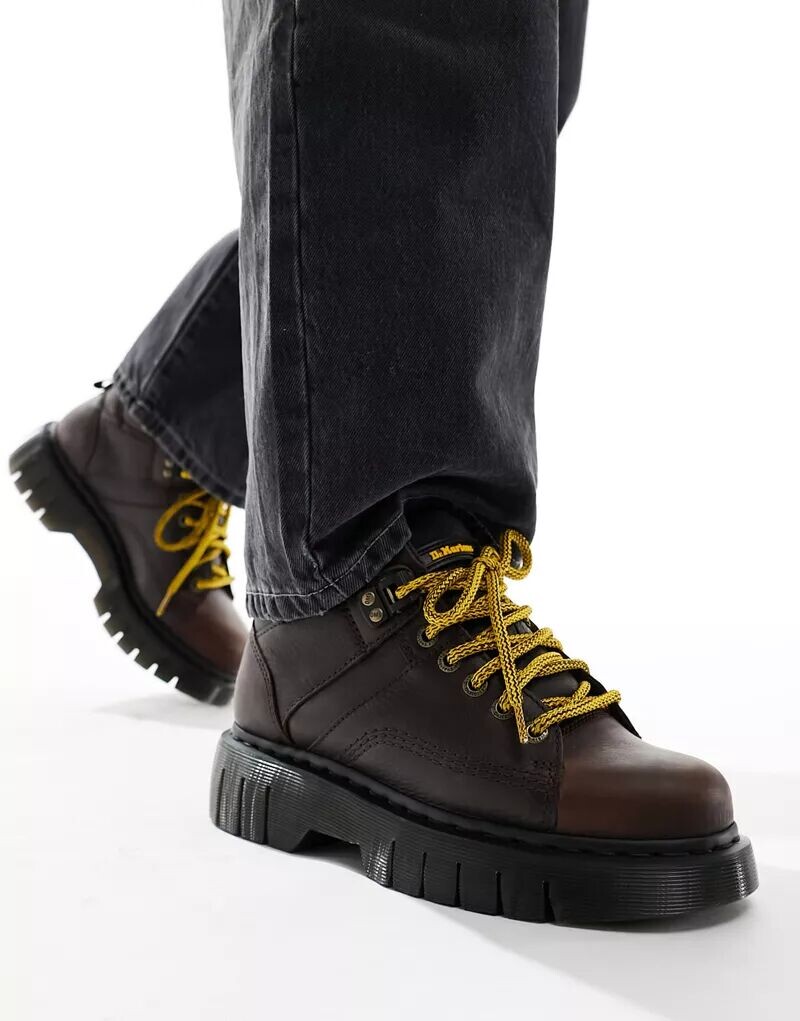 

Доктор Коричневые походные ботинки Martens Woodard Dr Martens, Черный