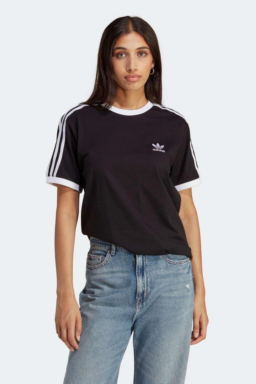 

Футболка adidas Originals с 3 полосками adidas originals, черный