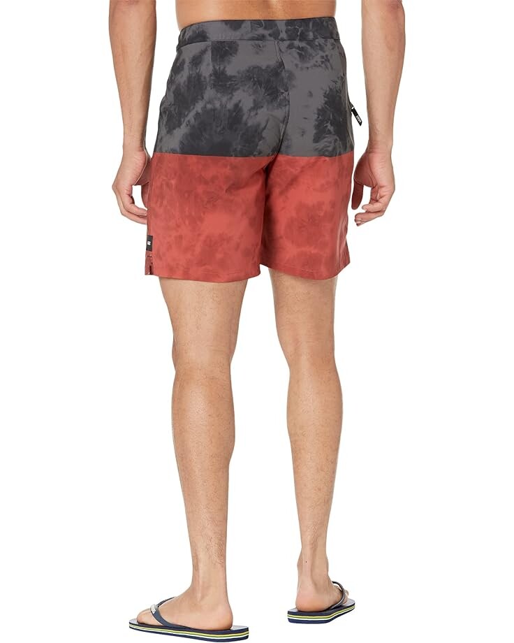 

Шорты для плавания Vans Halfsies 18" Boardshorts, цвет Chili Oil/Black