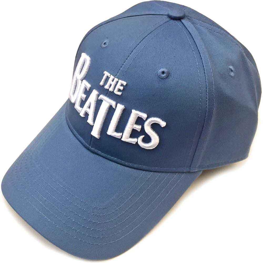 Классическая бейсболка с Т-образным ремешком и логотипом на спине Beatles, синий