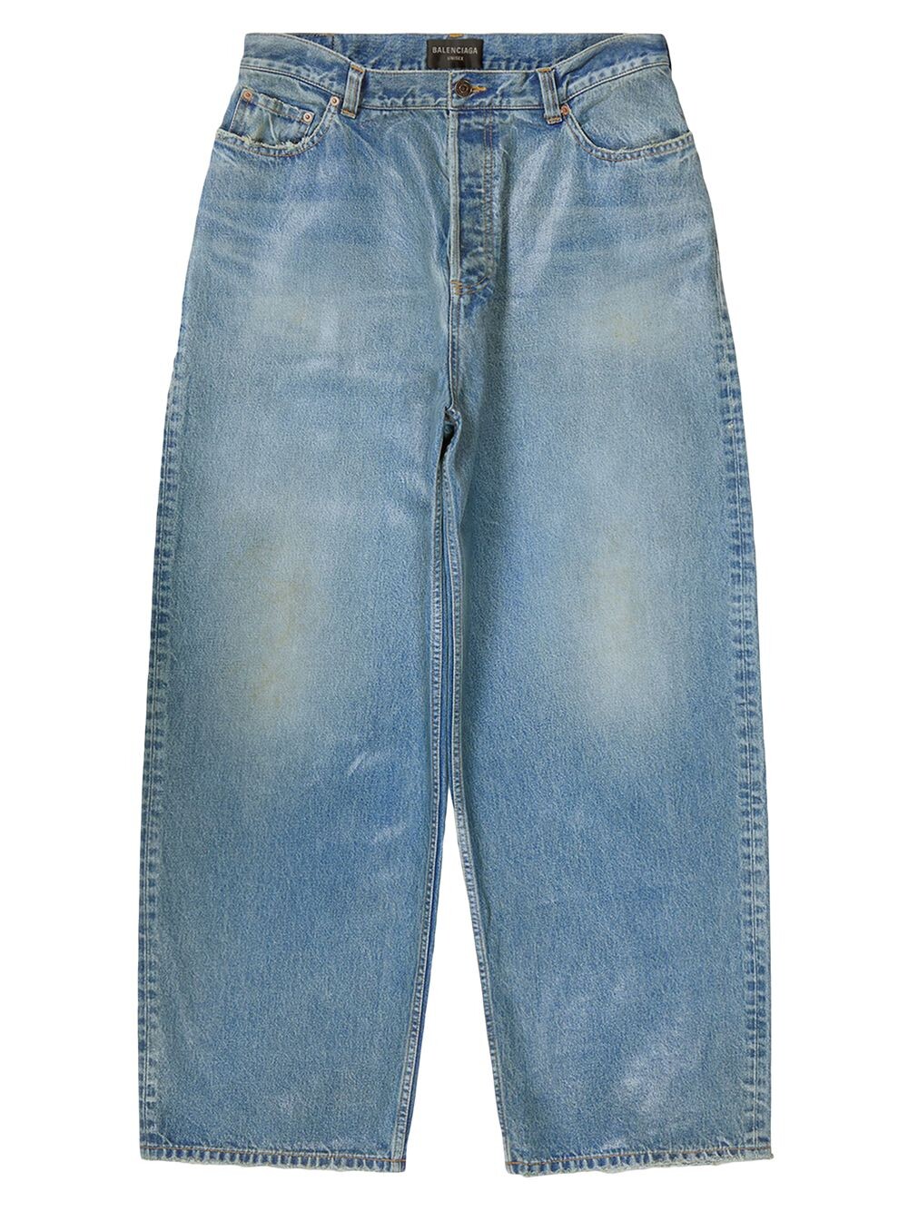 

Большие мешковатые джинсы Balenciaga, синий