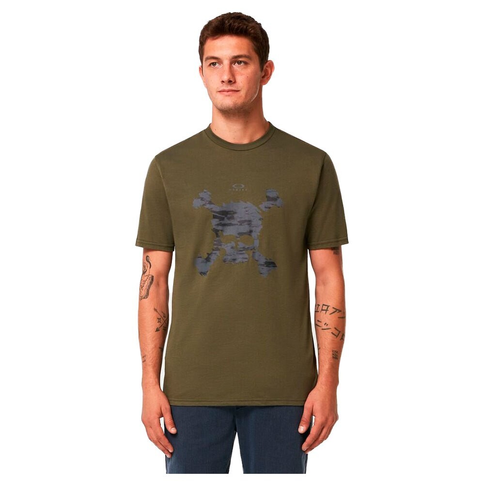 

Футболка Oakley Camo Skull, коричневый
