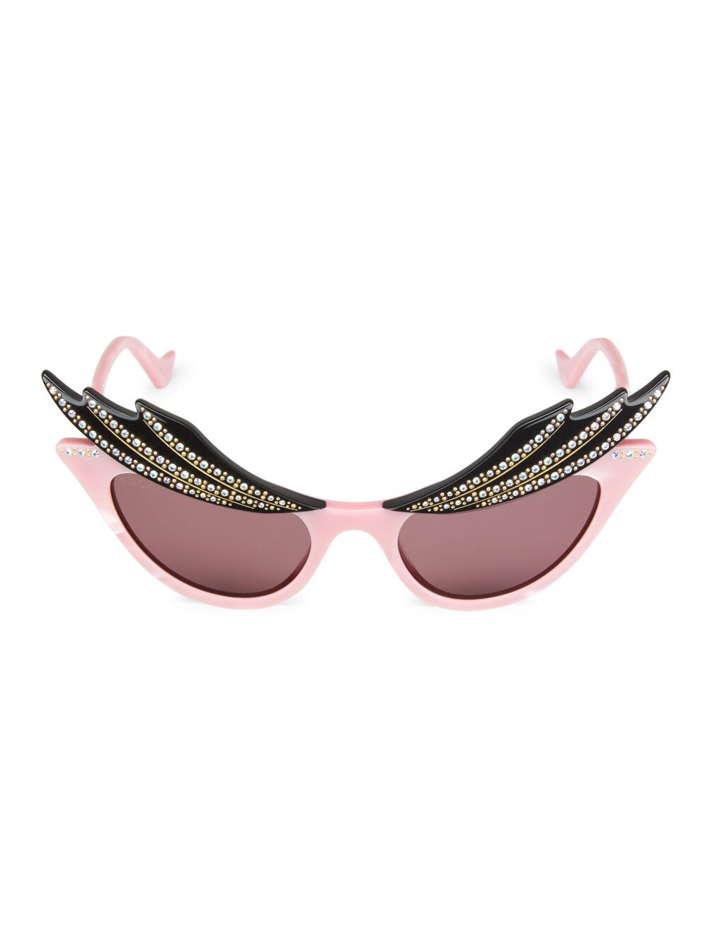 

Солнцезащитные очки-бабочки Hollywood Forever 50MM Gucci, розовый