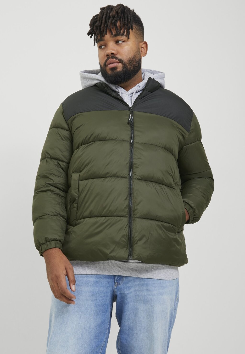 

Куртка зимняя ETOBY PUFFER COLLAR PLS Jack & Jones, канифоль
