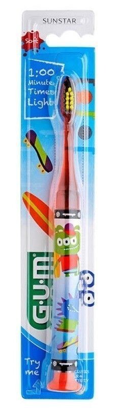 

Gum Monster Light-Up Soft детская зубная щетка, 1 шт.