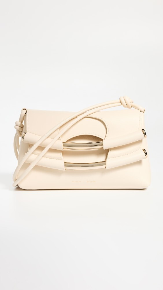 

Сумка-кроссбоди Proenza Schouler Small Bar, экру