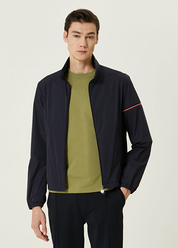 

Пальто с логотипом Moncler, синий